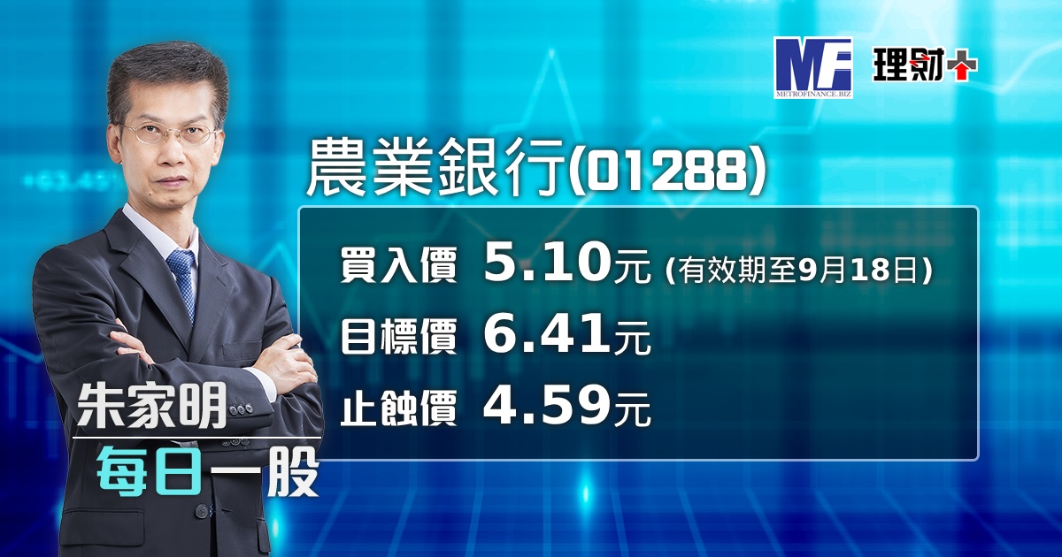 農業銀行（01288）